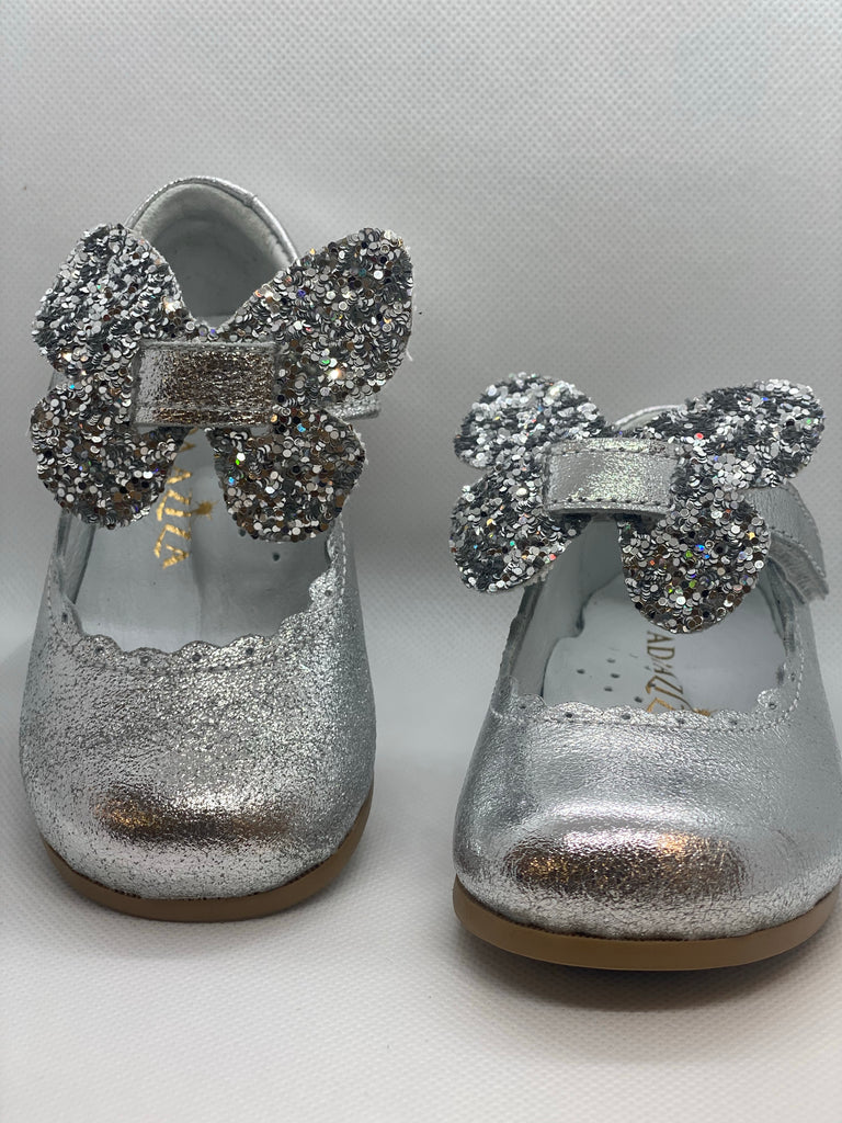 Butterfly MJ Silver  Shoes - Baby Essentially