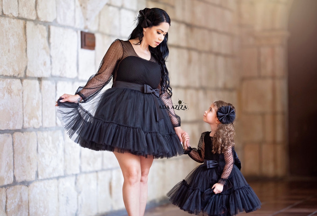 Riah Dress Black - Baby Essentially