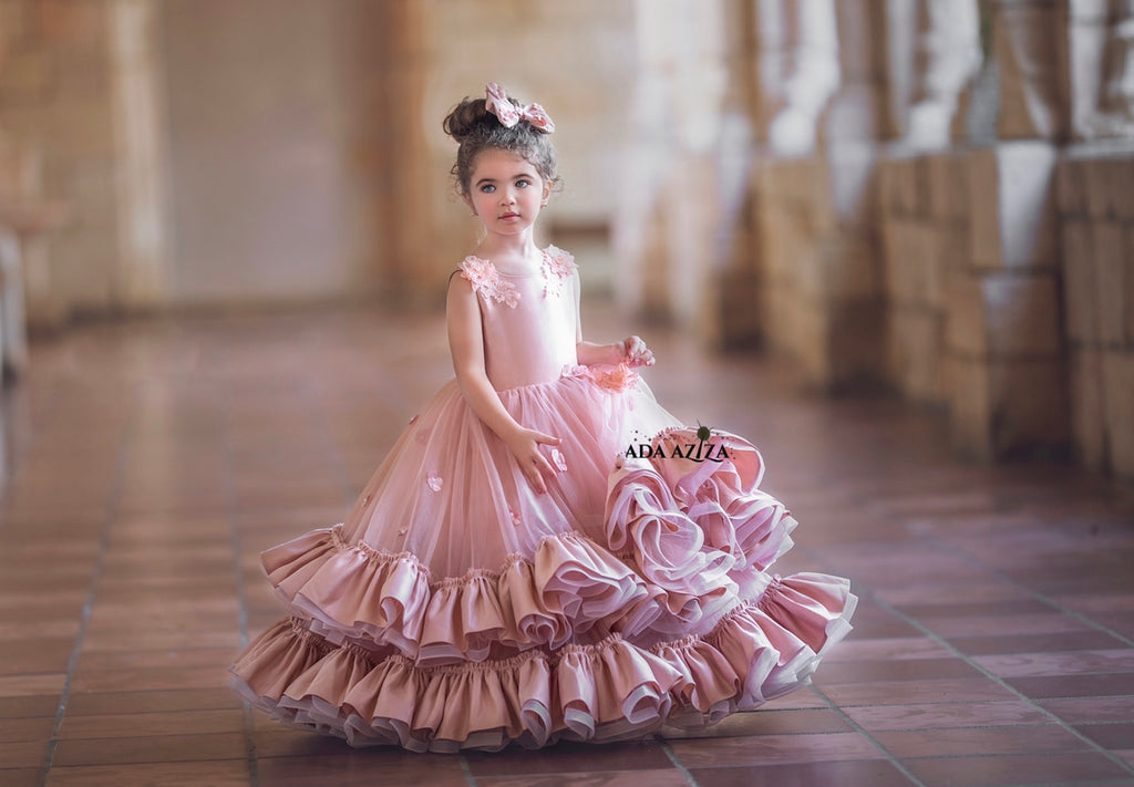 Lena Dress Blush - Baby Essentially