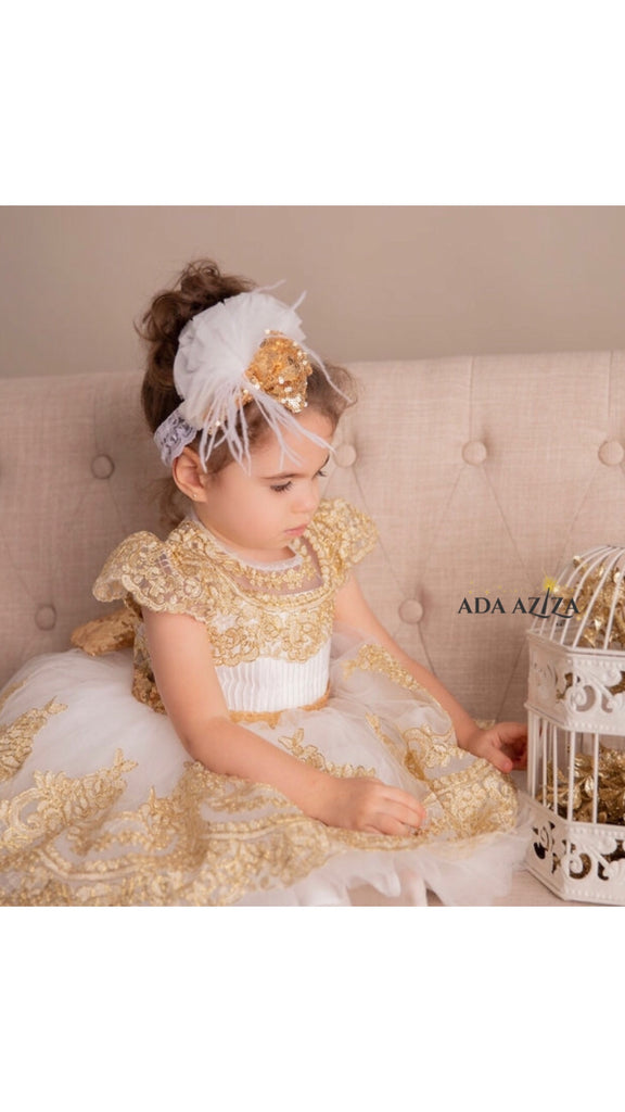 Esmeralda Dress White Short - Baby Essentially