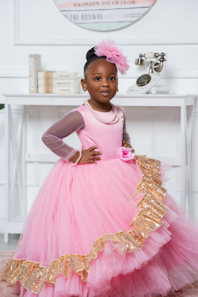 Miah Dress Pink - Baby Essentially