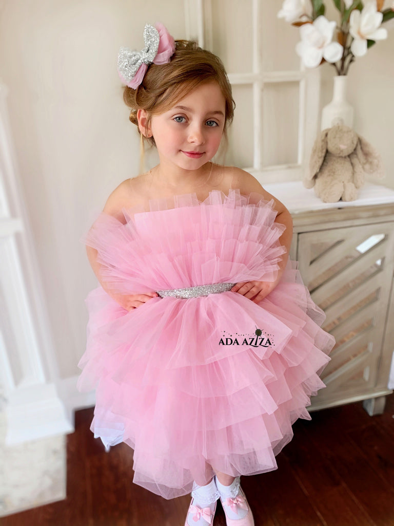 Bailey Dress Pink - Baby Essentially