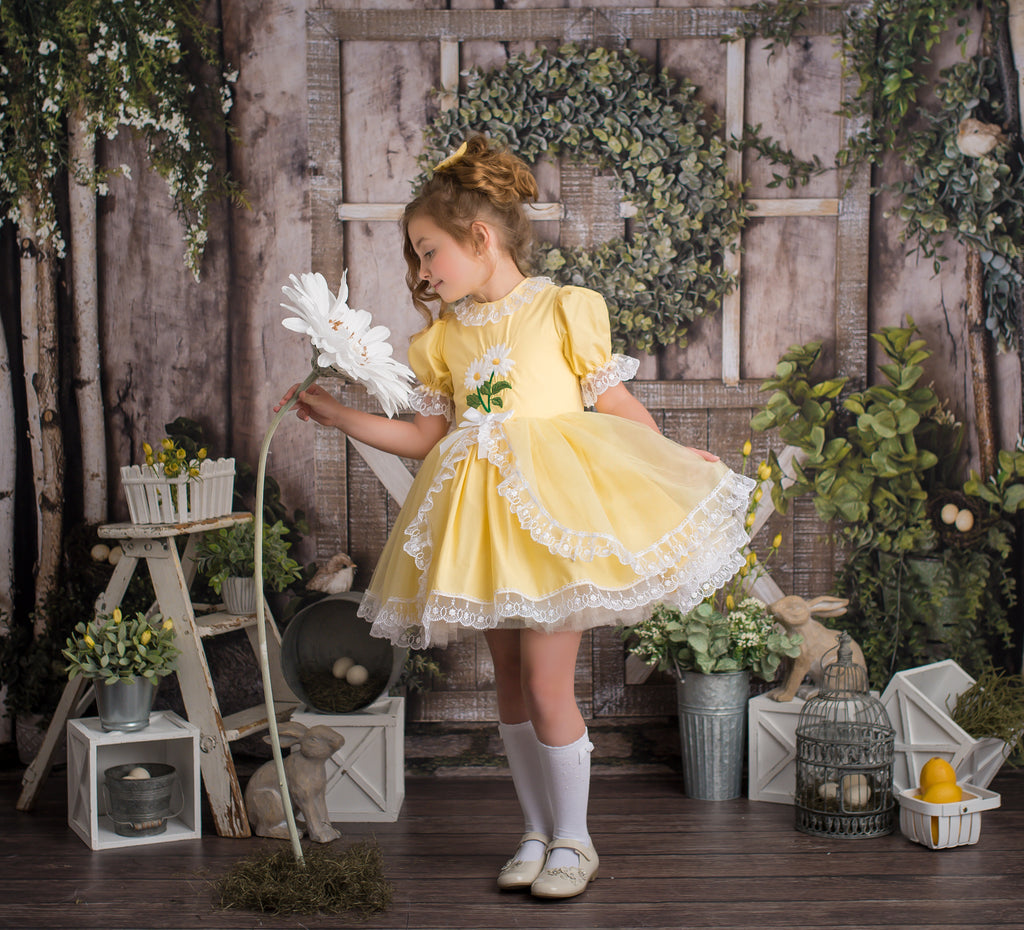 Madison Sunflower Dress - Baby Essentially