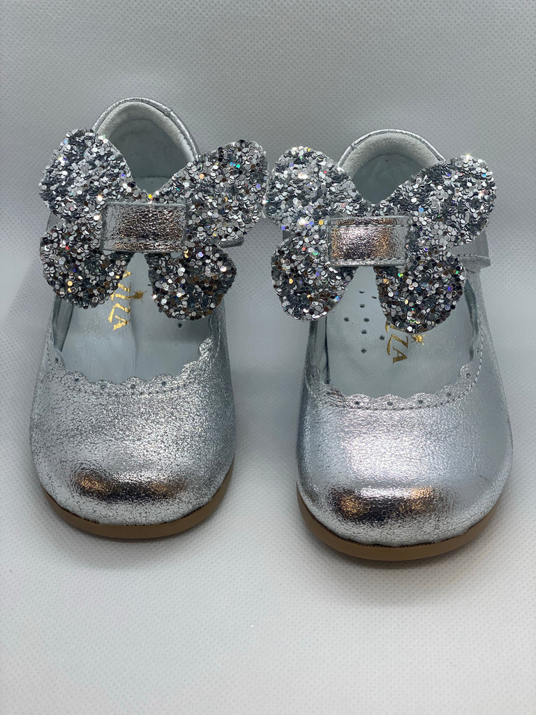 Butterfly MJ Silver  Shoes - Baby Essentially