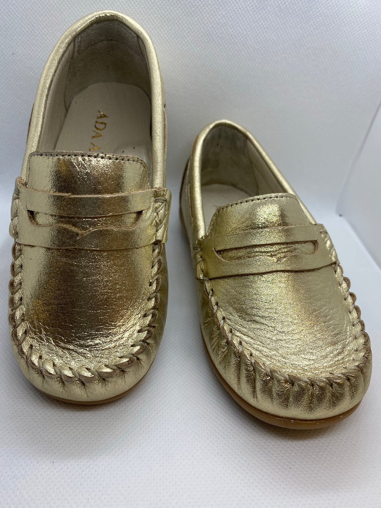 Gold Loafers - Baby Essentially