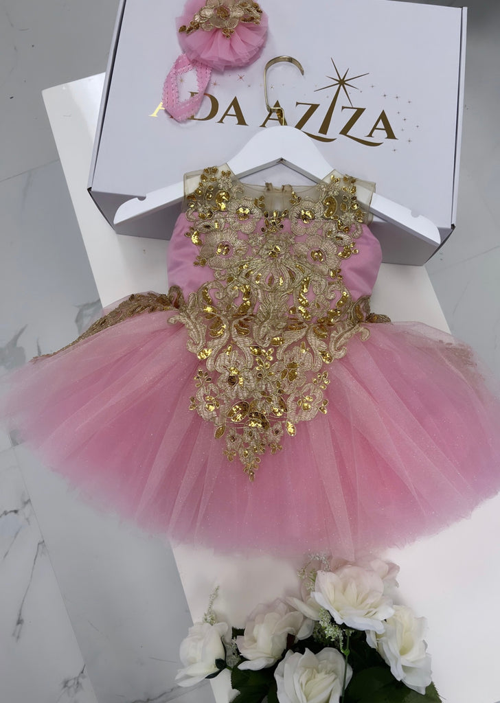 Gianna Dress Pink - Baby Essentially