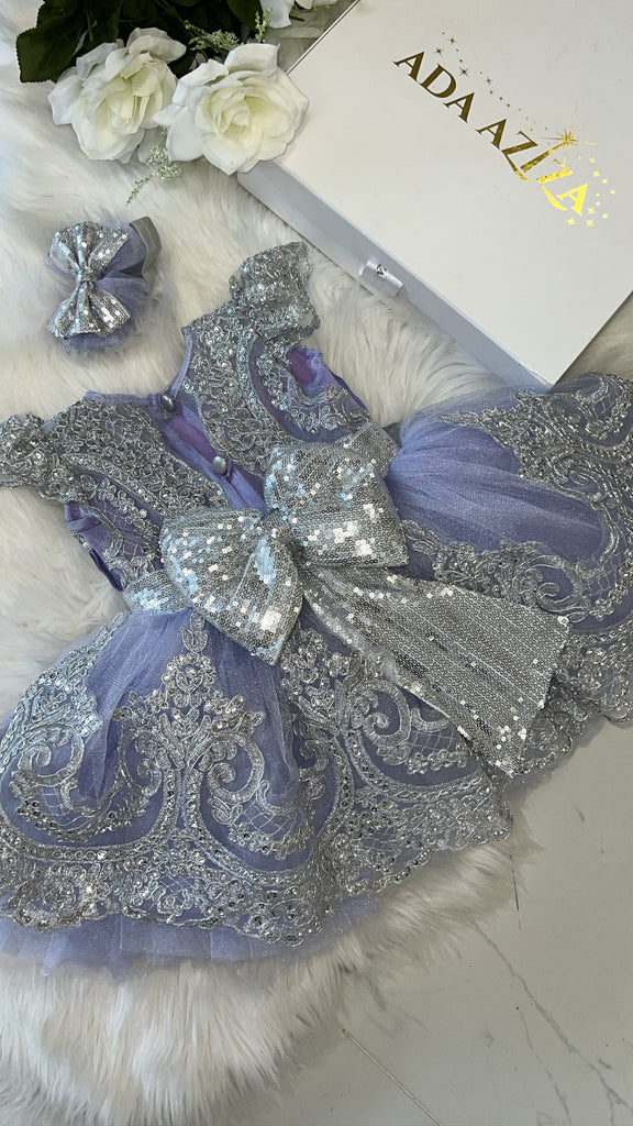 Esmeralda dress lilac and silver - Baby Essentially