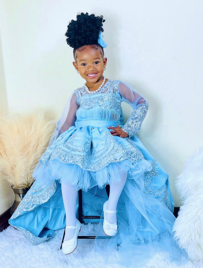 Esmeralda Dress Blue - Baby Essentially