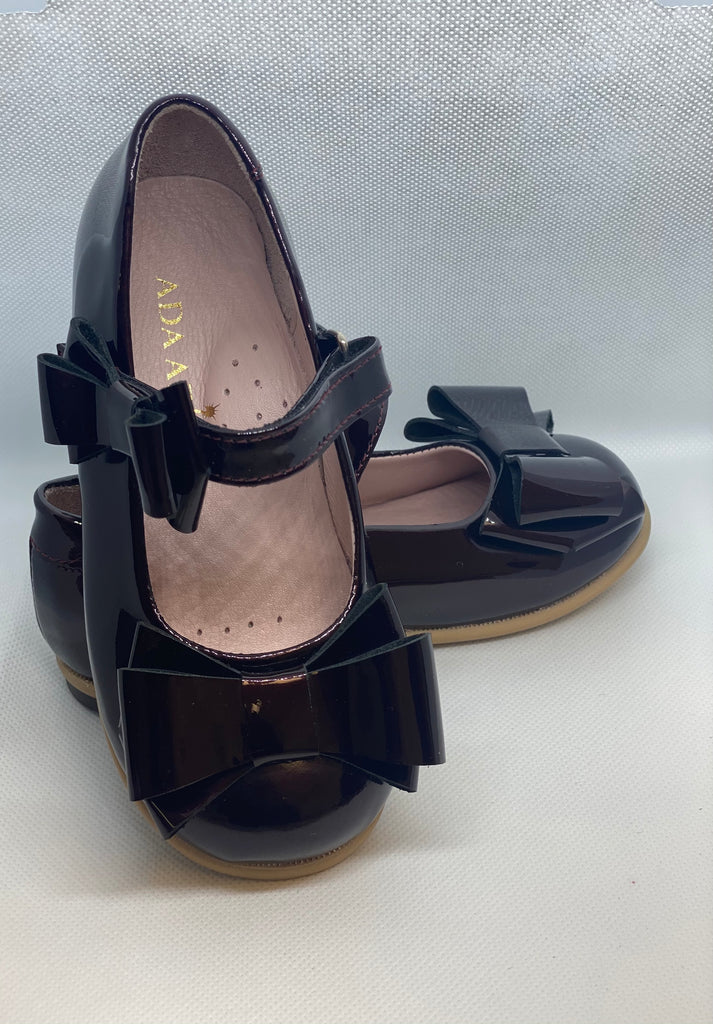 Burgundy MJ Shoes - Baby Essentially