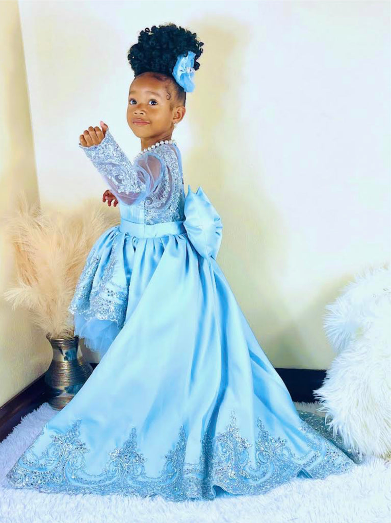 Esmeralda Dress Blue - Baby Essentially