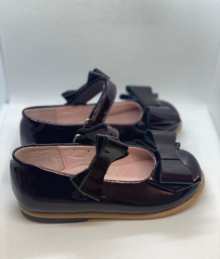Burgundy MJ Shoes - Baby Essentially
