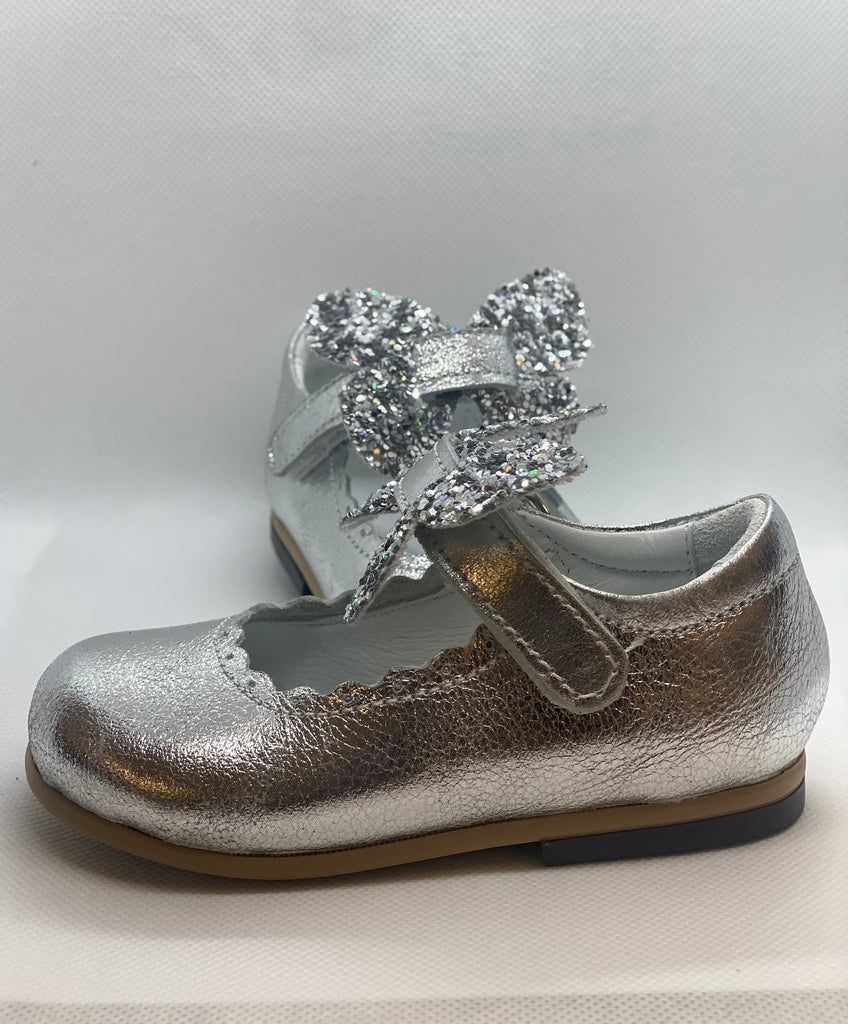 Butterfly MJ Silver  Shoes - Baby Essentially