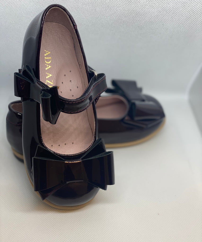 Burgundy MJ Shoes - Baby Essentially