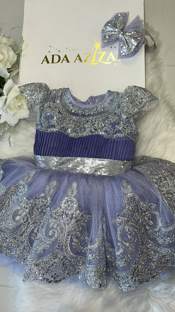 Esmeralda dress lilac and silver - Baby Essentially