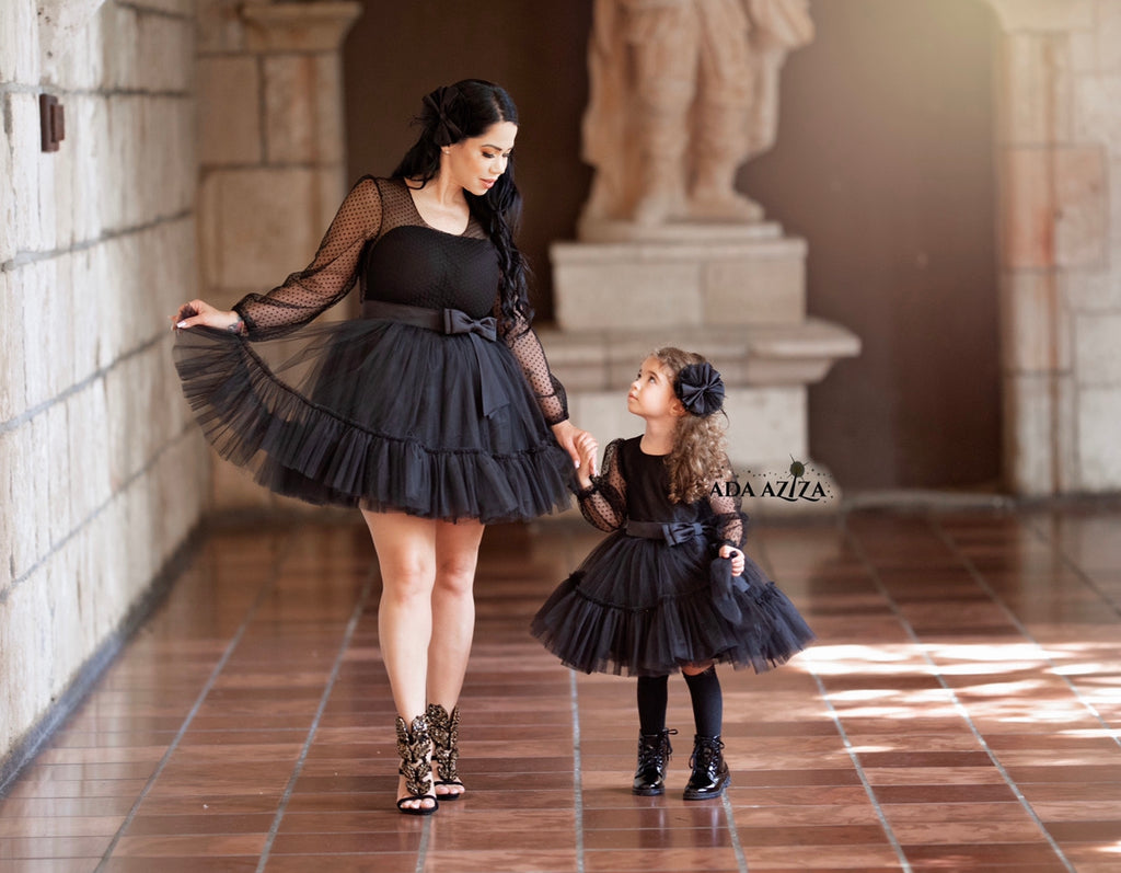 Riah Dress Black - Baby Essentially