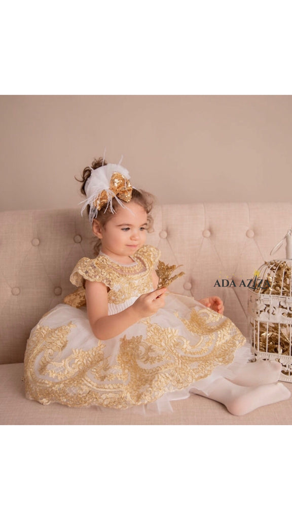 Esmeralda Dress White Short - Baby Essentially