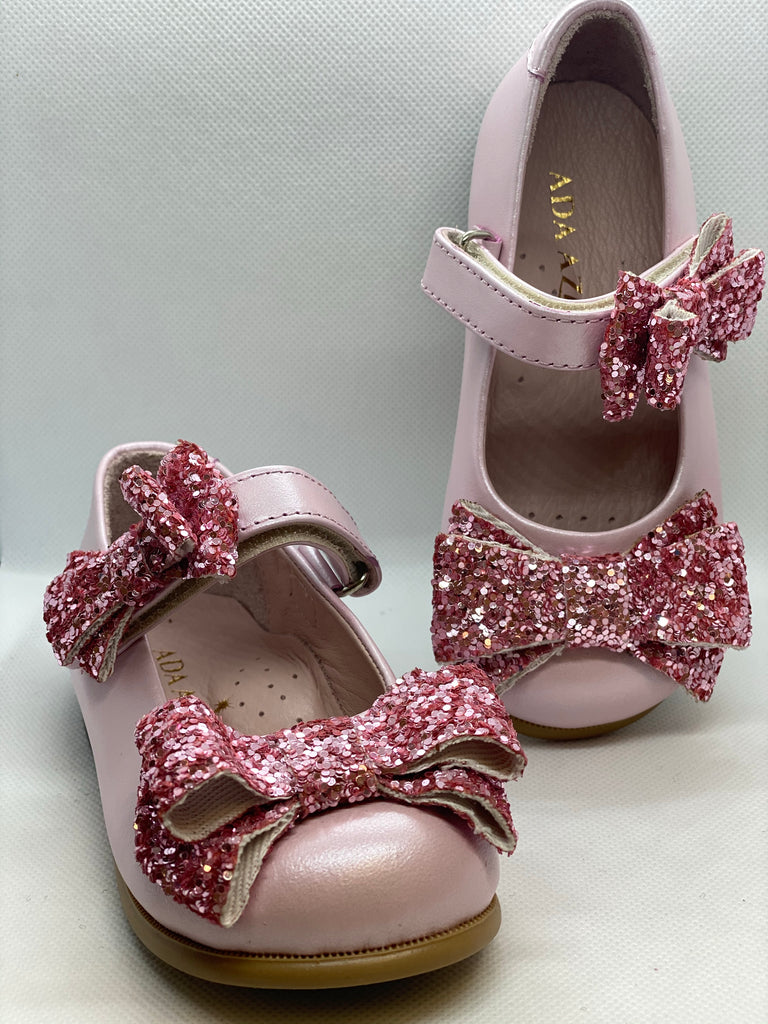 Bow Pink MJ Shoes - Baby Essentially