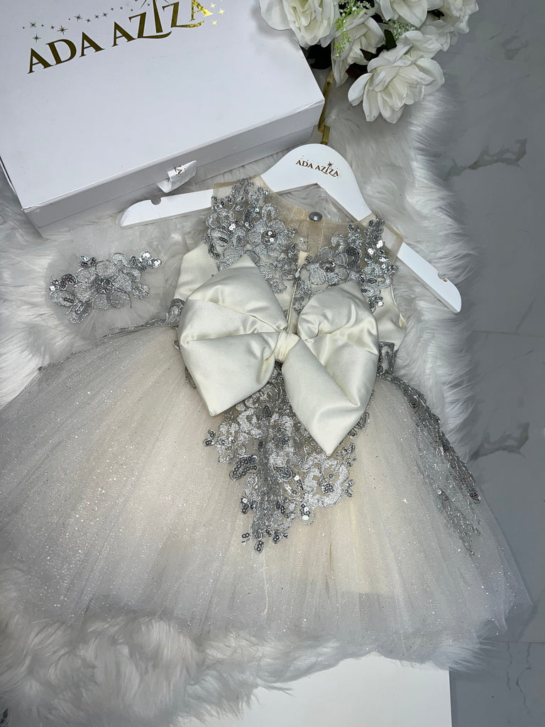 Gianna Dress crème - Baby Essentially