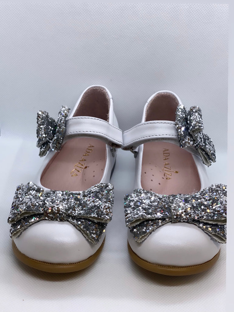 White MJ Bow shoes - Baby Essentially
