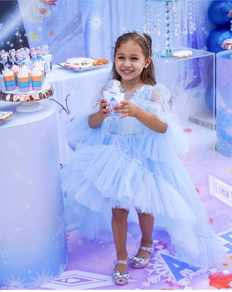 Antoinette Dress Blue - Baby Essentially