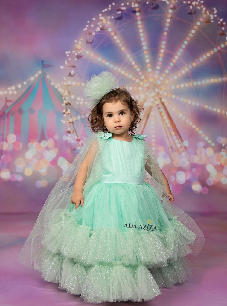 Amara  Dress Mint - Baby Essentially