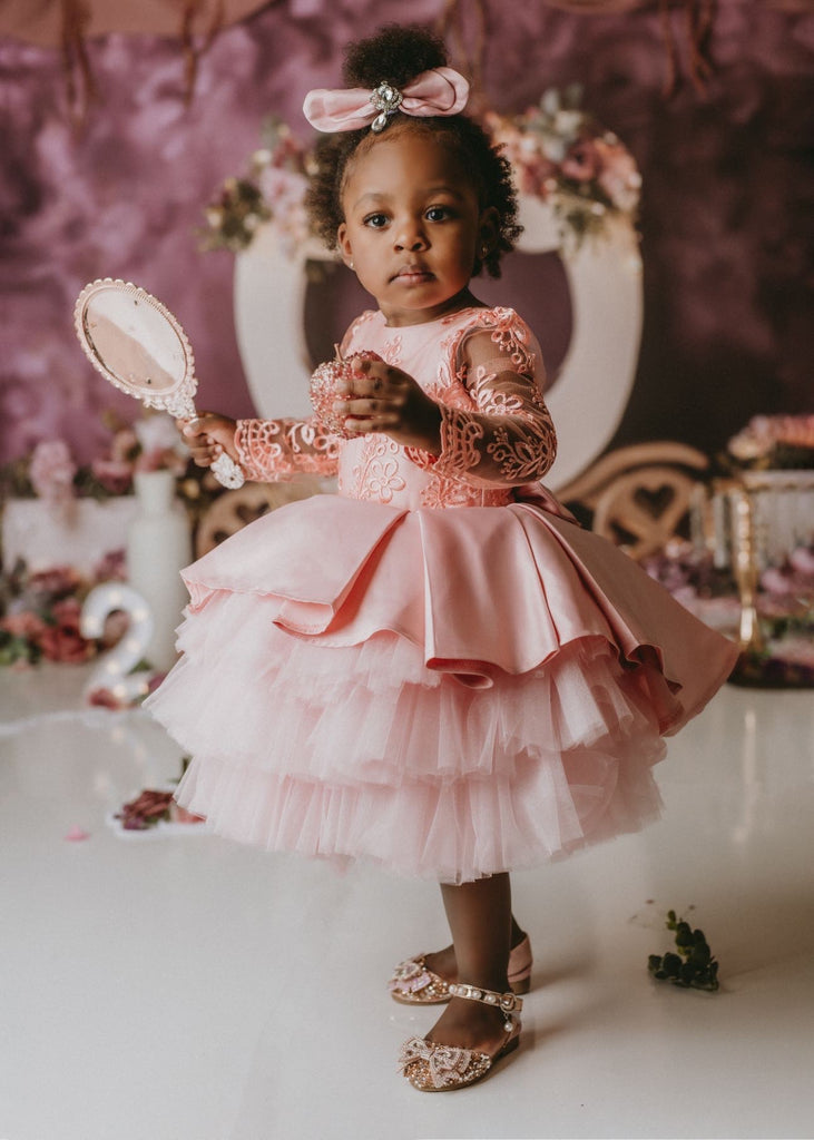 Amanda Dress Blush - Baby Essentially