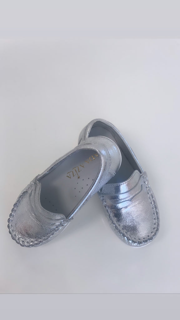 Silver  Loafers - Baby Essentially