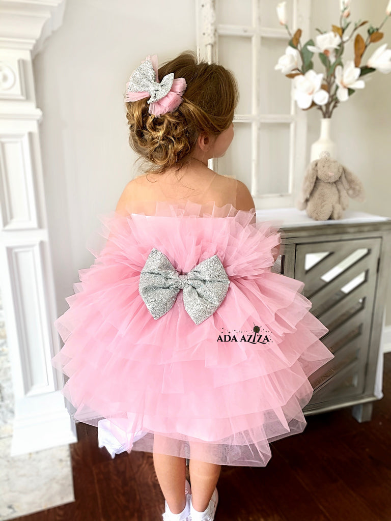 Bailey Dress Pink - Baby Essentially