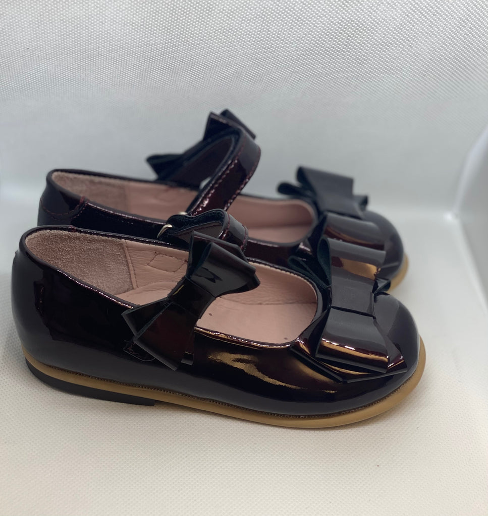 Burgundy MJ Shoes - Baby Essentially
