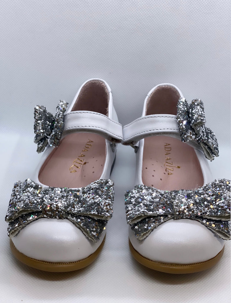 White MJ Bow shoes - Baby Essentially