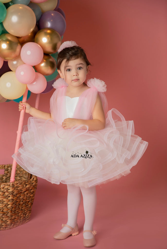 Bubble Pink Dress - Baby Essentially