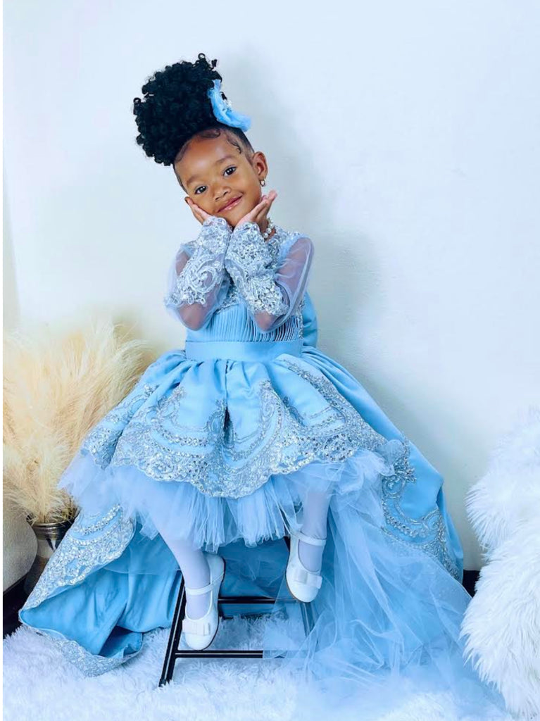 Esmeralda Dress Blue - Baby Essentially