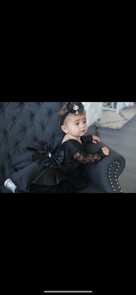 Amanda Dress Black - Baby Essentially