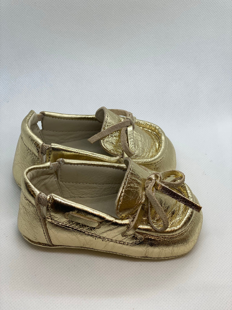 Gold Loafers - Baby Essentially