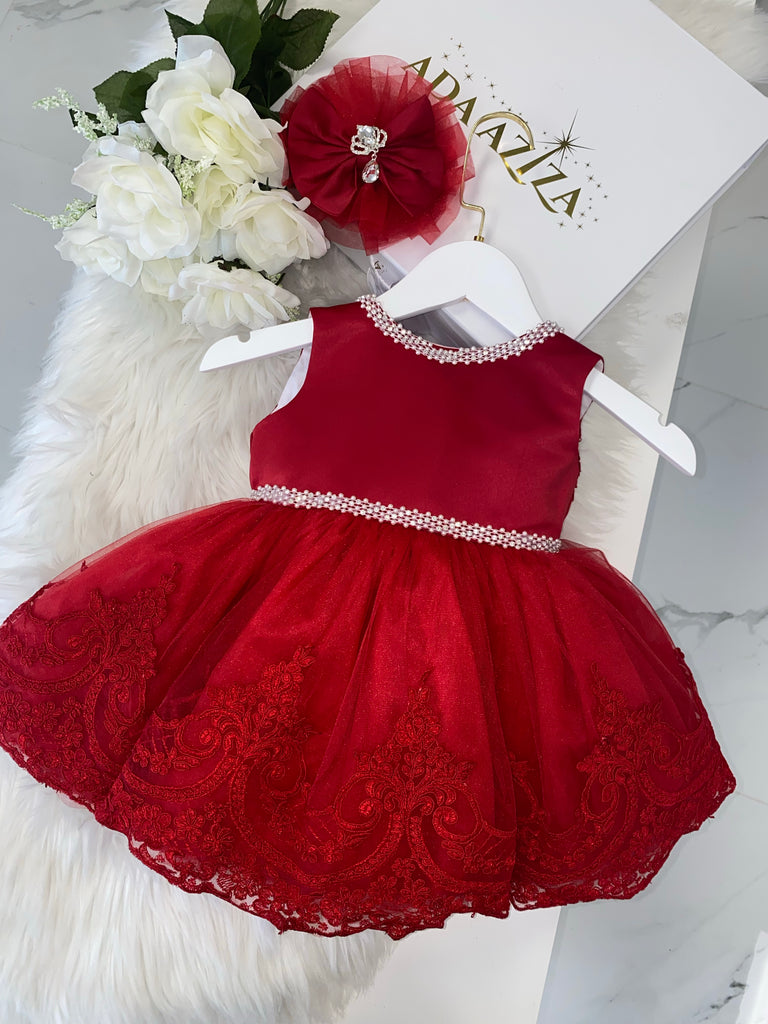 Chrystal Dress Red - Baby Essentially