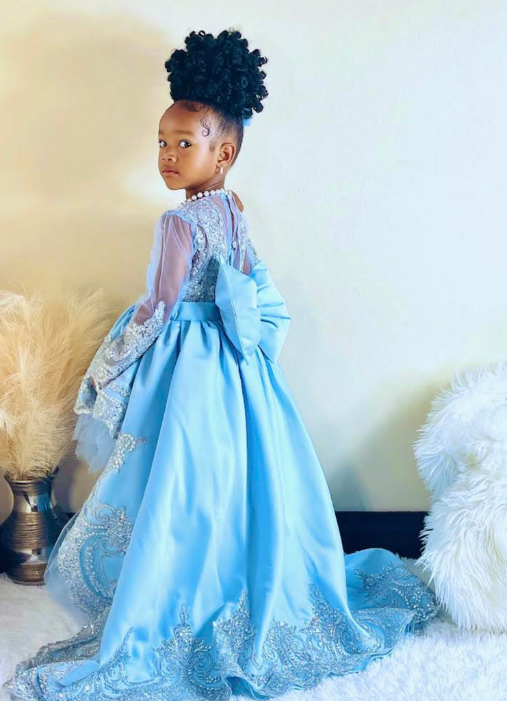 Esmeralda Dress Blue - Baby Essentially