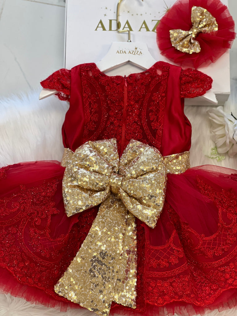 Lala Dress Red - Baby Essentially