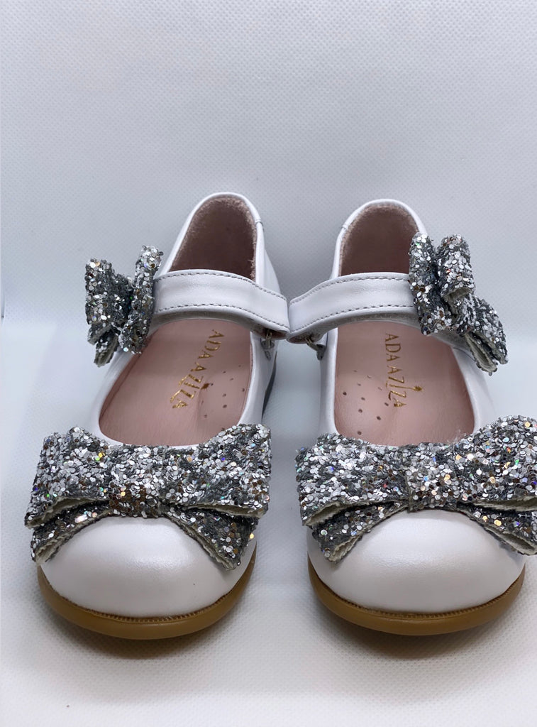 White MJ Bow shoes - Baby Essentially