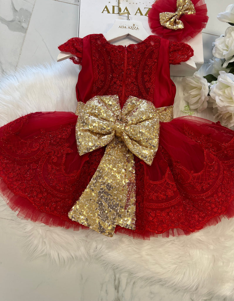 Lala Dress Red - Baby Essentially