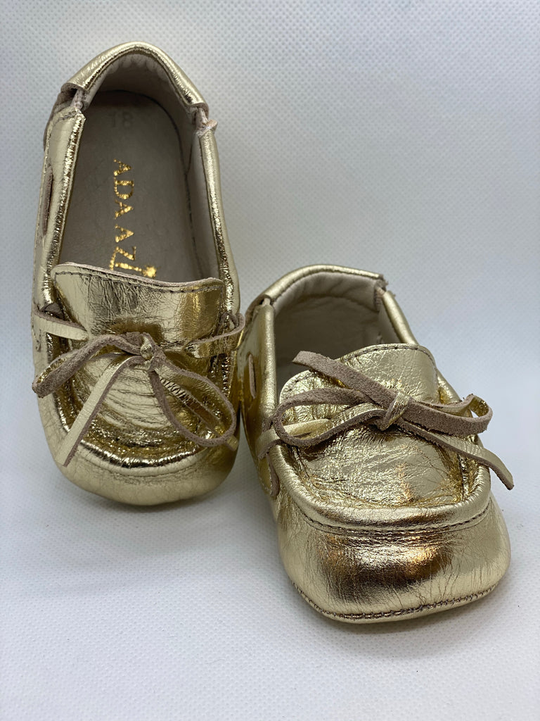 Gold Loafers - Baby Essentially