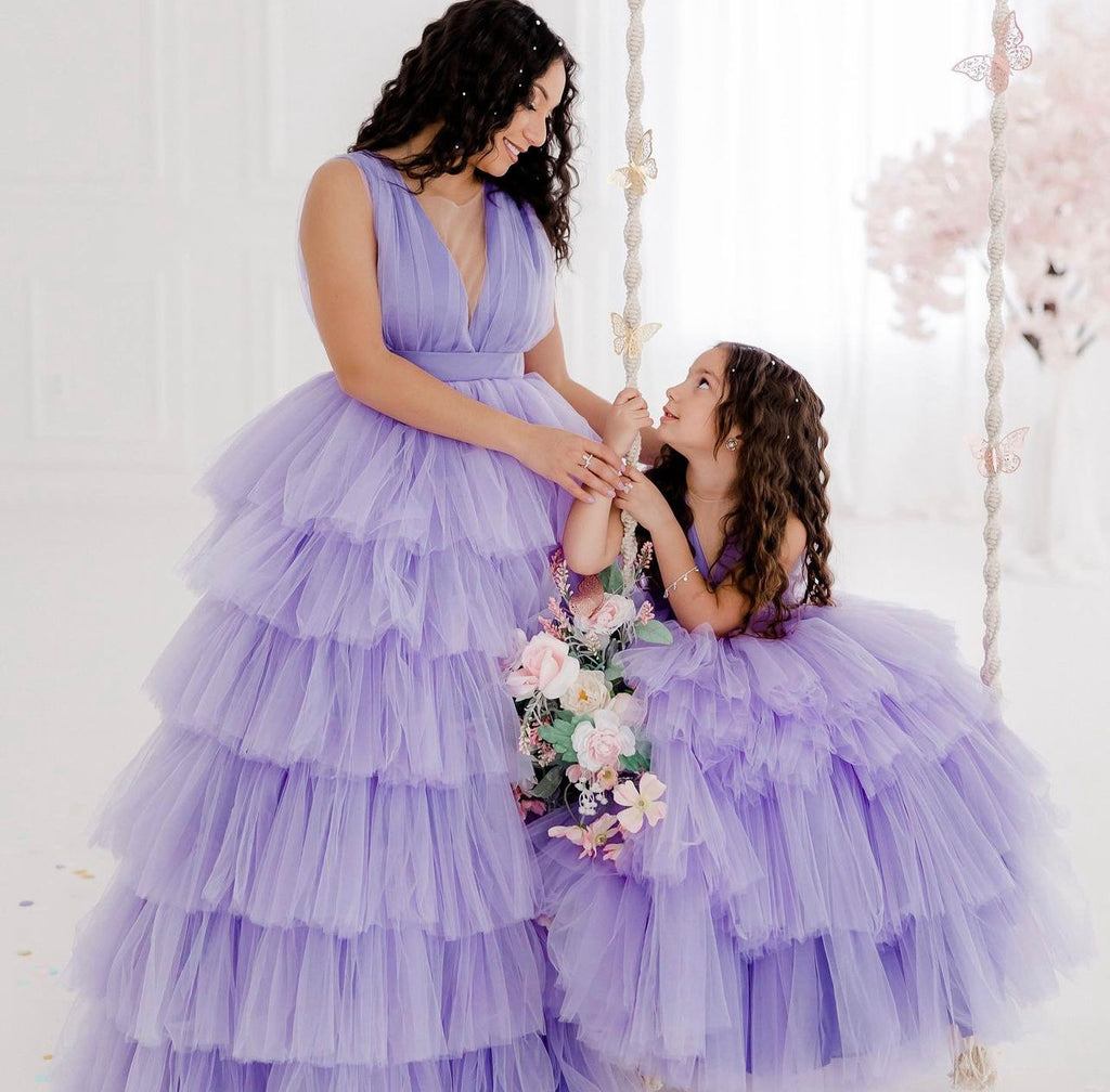 Hala Dress Lilac - Baby Essentially