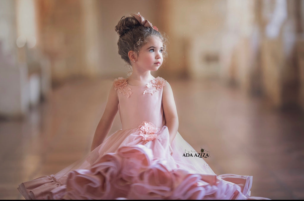 Lena Dress Blush - Baby Essentially