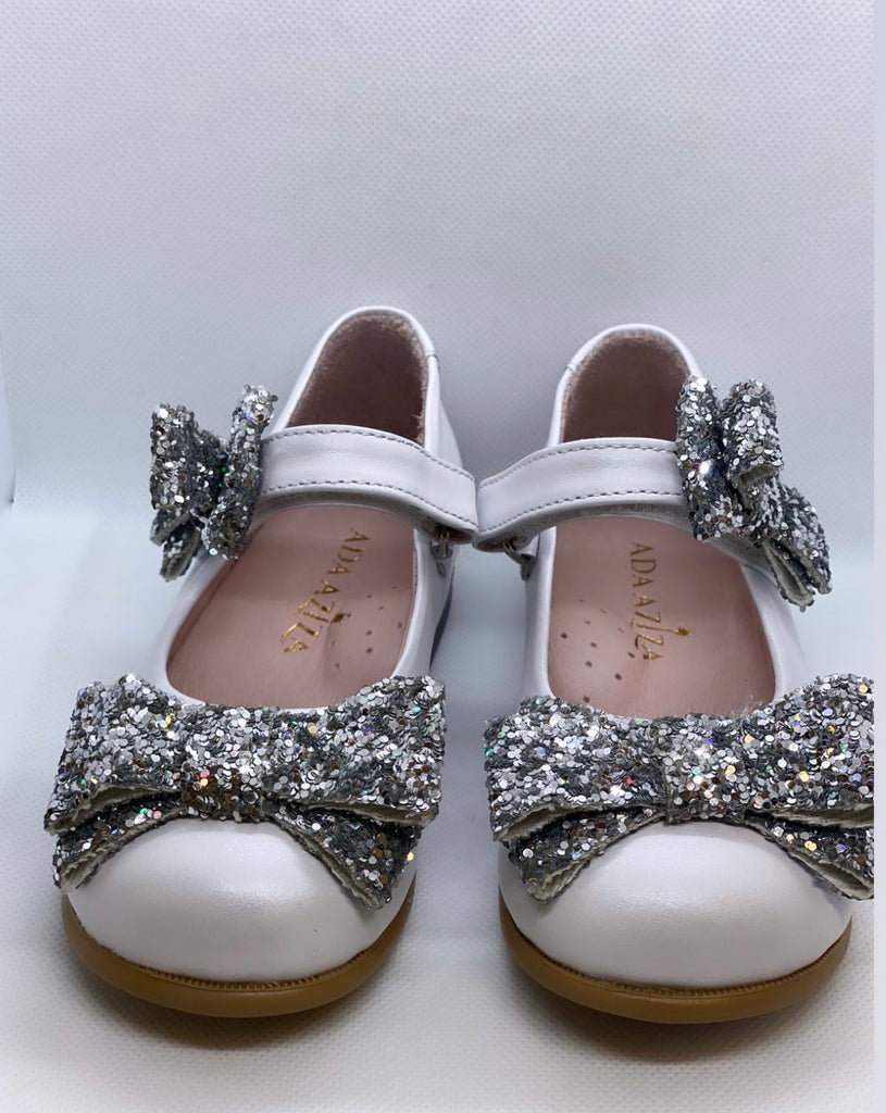 White MJ Bow shoes - Baby Essentially