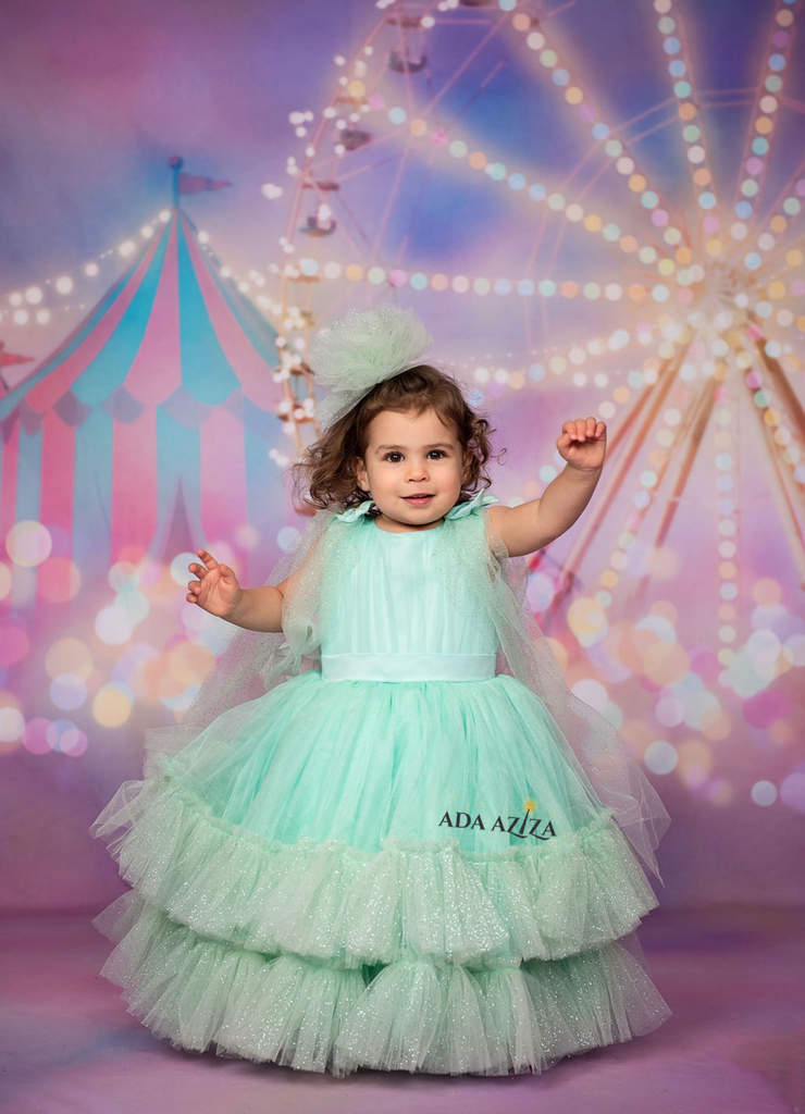 Amara  Dress Mint - Baby Essentially