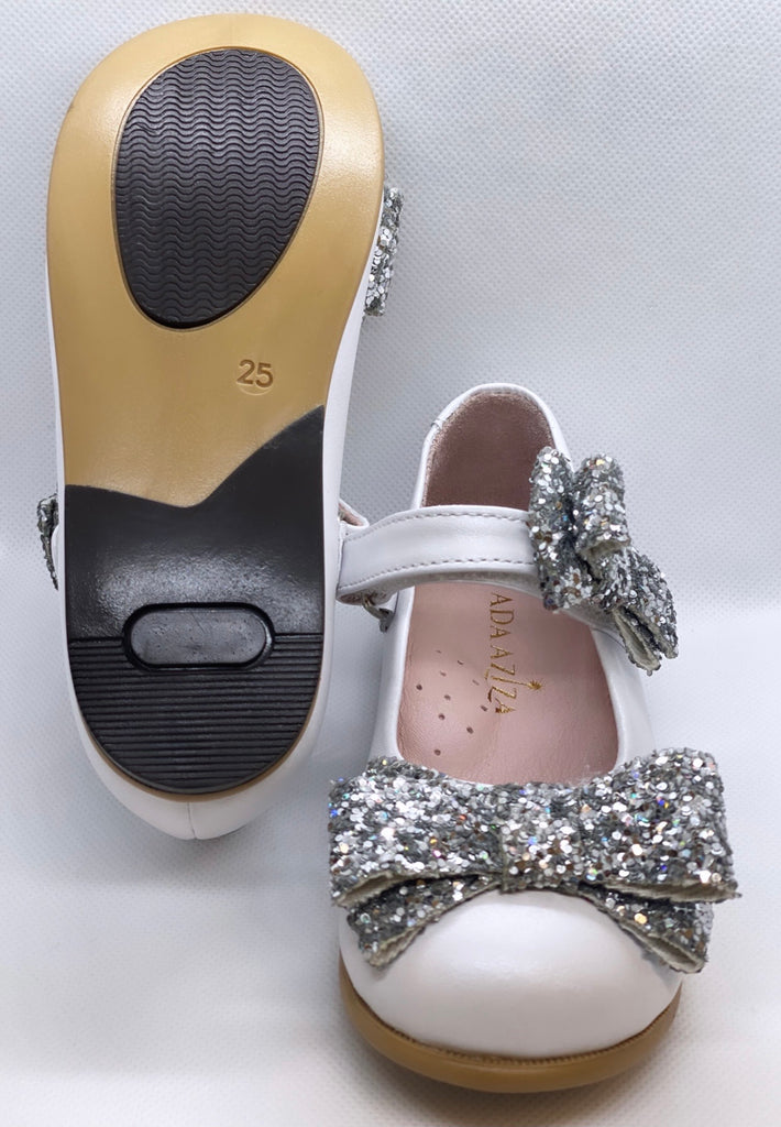 White MJ Bow shoes - Baby Essentially