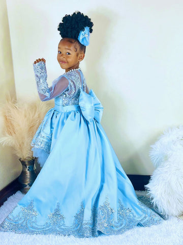 Esmeralda Dress Blue - Baby Essentially