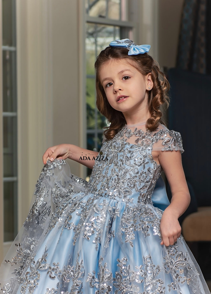 Princess Jasmine Dress Custom Blue - Baby Essentially