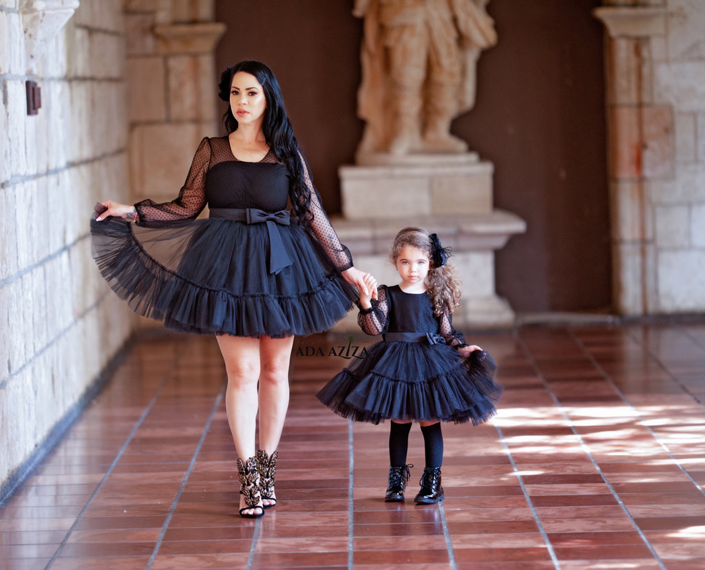 Riah Dress Black - Baby Essentially