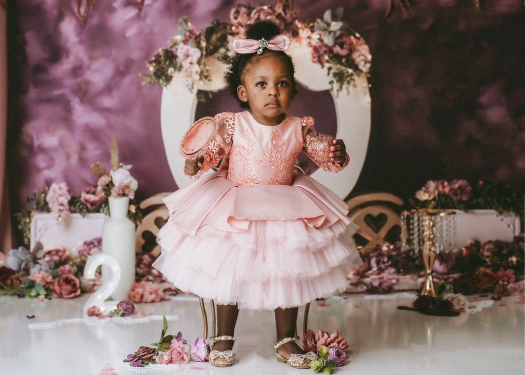 Amanda Dress Blush - Baby Essentially