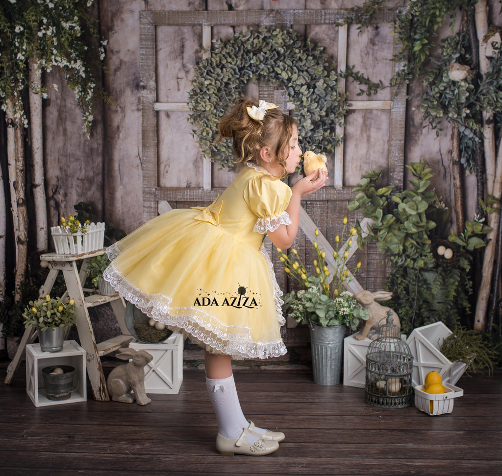 Madison Sunflower Dress - Baby Essentially